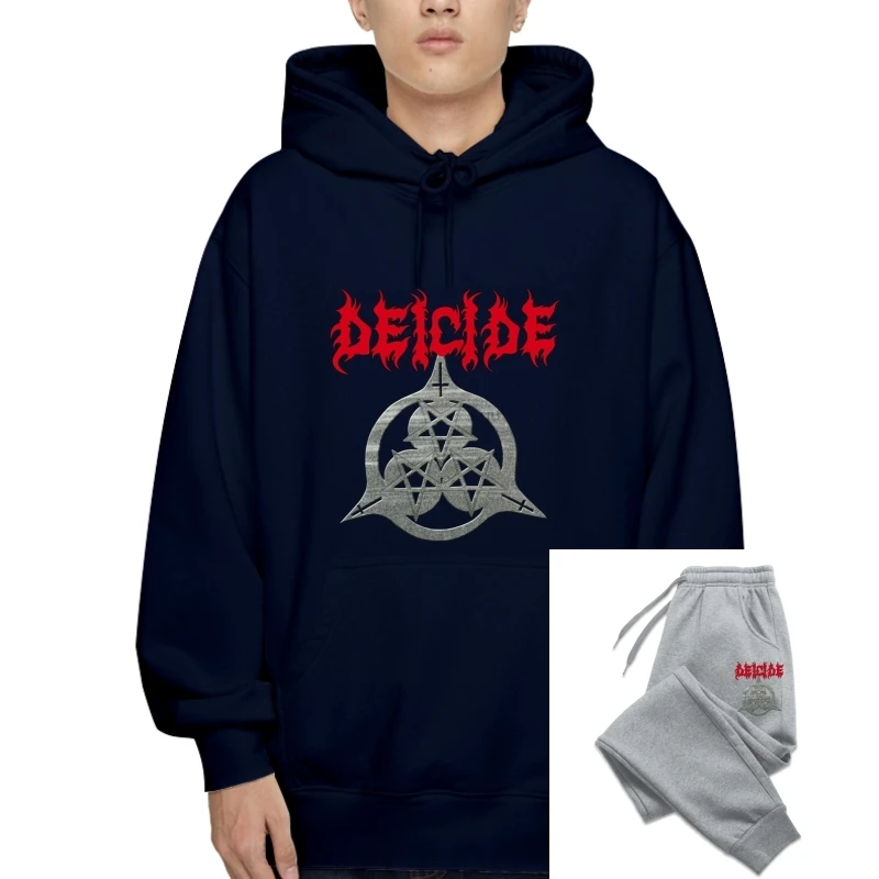 

Deicide 'Once Upon The Cross' T-Hoodies - NEW OFFICIAL! New Fashion Mens Warm Pullover Cotton Pullovers