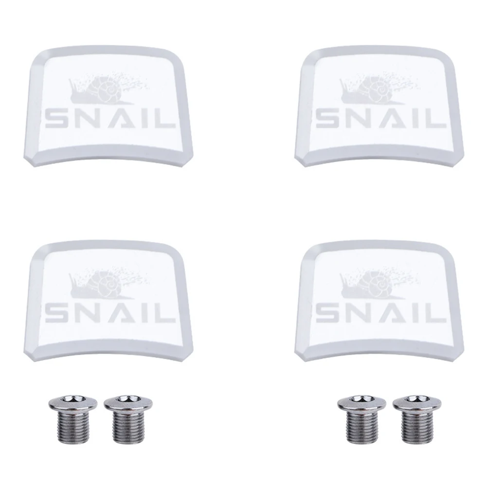 

SNAIL 4pcs Chainring Bolts MTB Road Bike Single Speed Screws Replace Square Aluminum Nut Setting Screw Mountain Bike Parts