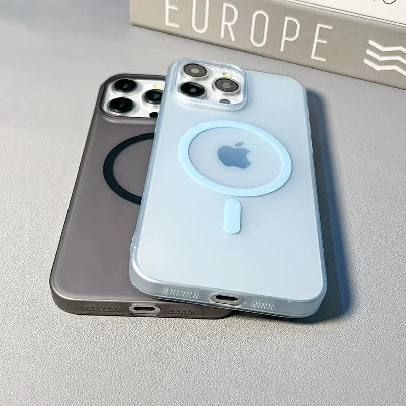 حافظة شفافة أصلية رفيعة للغاية غير لامعة مغناطيسية...