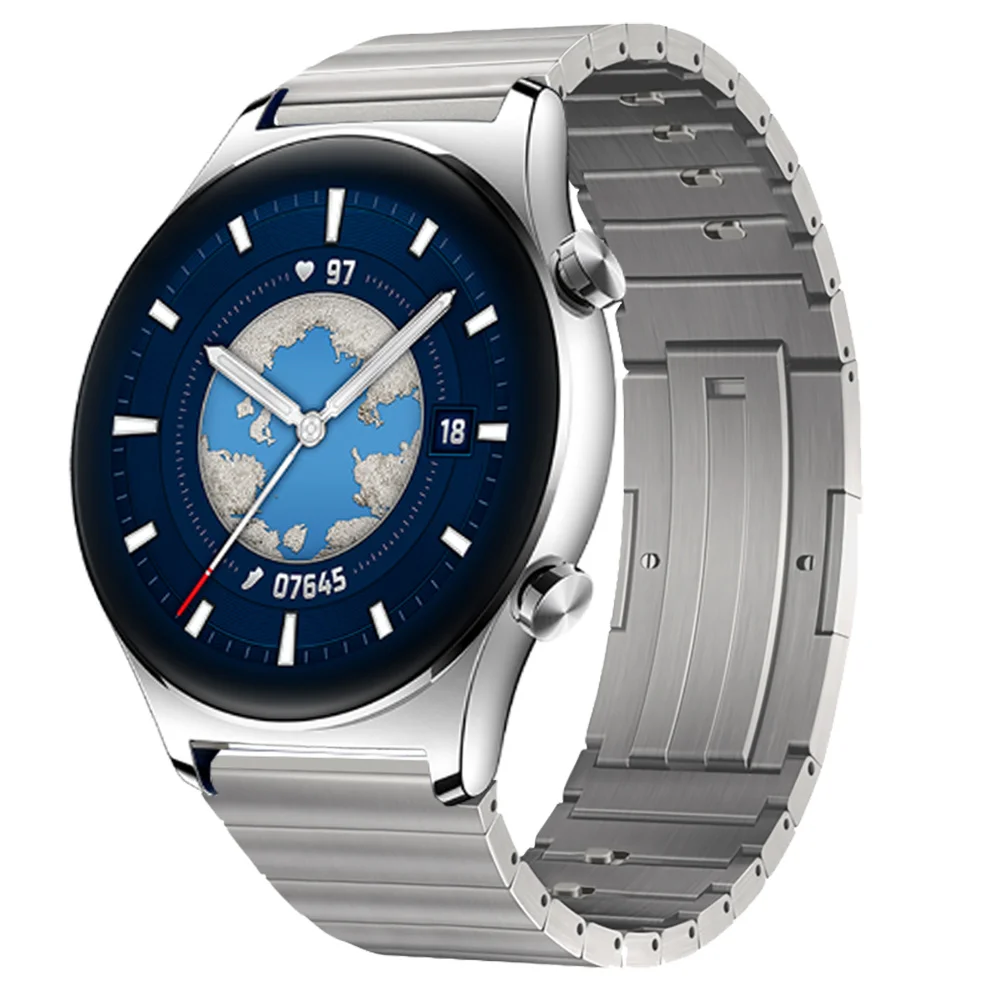 

Band For HONOR Watch GS 3 Wrist 22mm Titanium Metal Strap for HONOR Watch GS Pro MagicWatch 2 46mm Bracelet Watchband