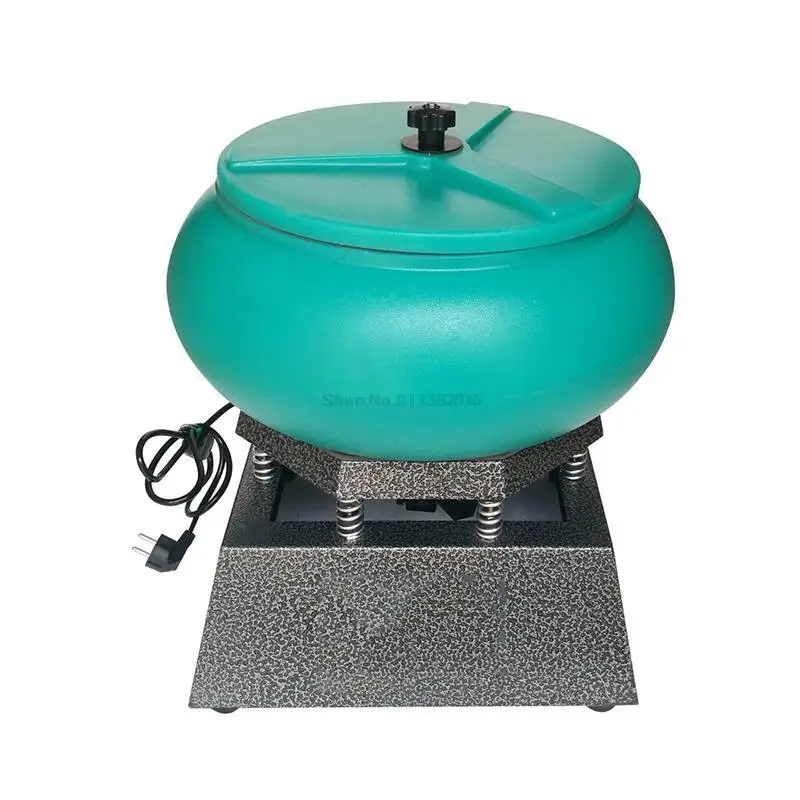 

350W 17Inch Electric Vibrating Tumbler Vibratory Rock Tumbler Bowl Tumbling Polishing Machine Pearl Metal Finishing Polisher