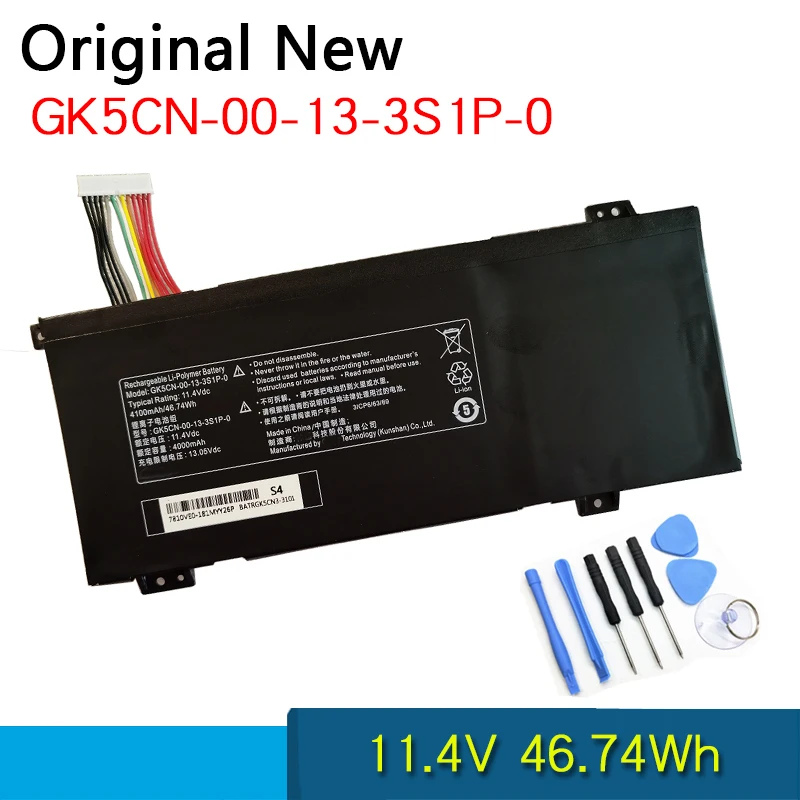 

NEW Original Battery GK5CN-00-13-3S1P-0 For MECHREVO X8Ti Z2 MACHENIKE T90 Plus T90-T3p F117-B For TONGFANG GK5CN5Z GK5CN6Z