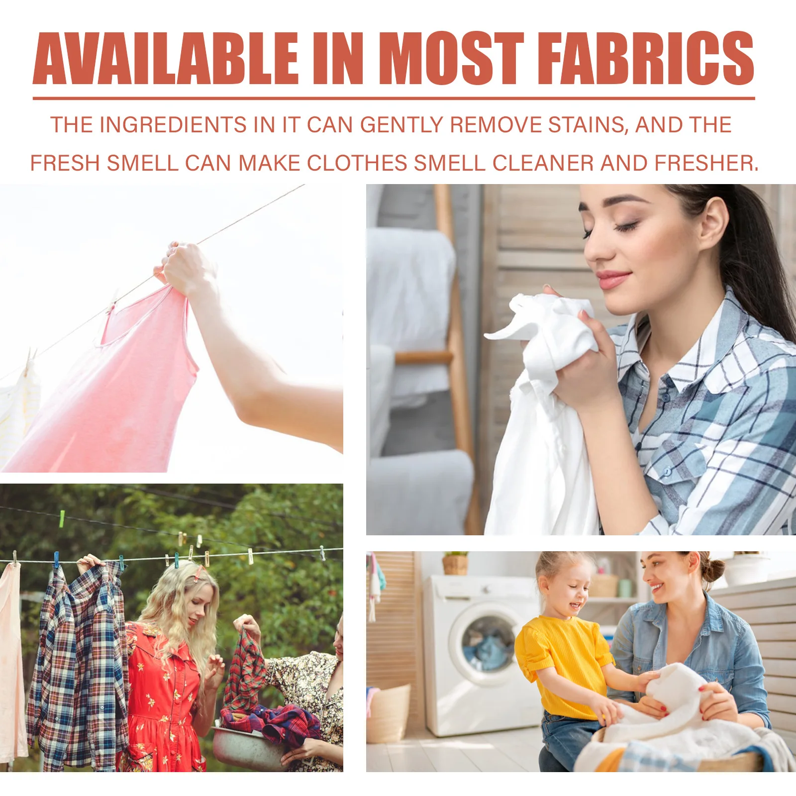 Laundry Stain Remover Active Enzyme Cleaning Dirt Dust Agent for Underwear Bra Pants T-Shirt Odour Fresher Clothes Stain Cleaner