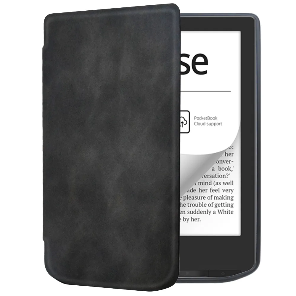 Premium Soft PU Leather E-Book Case with Smart Auto Wake Sleep and Magnetic Protective Shell (6'' Screen)