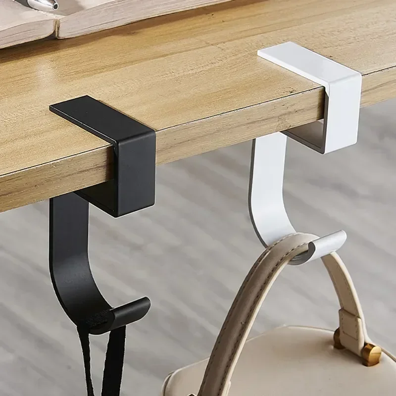 

Portable Bag Hook Hanger 5 Shaped Table Edge Hook Office Student Desk Side Hook Use Handbag Travel Bag Organizer Hook Holder