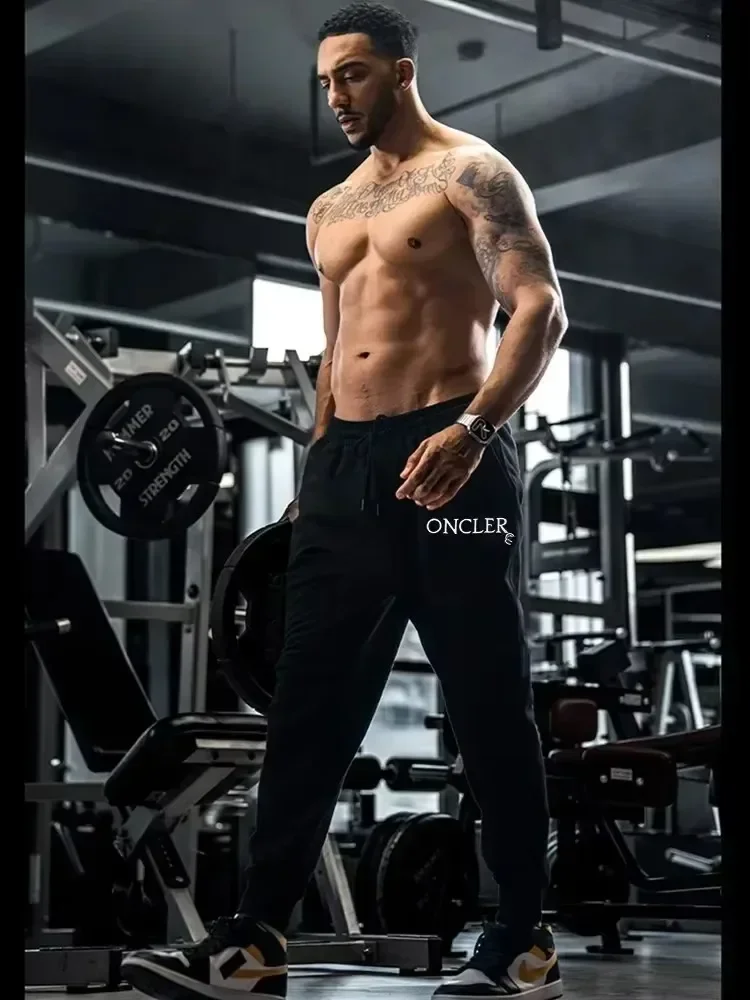 Men's Sports and Leisure Loose Version of Fitness Wool Pants Fall and Winter Fashion Fitness Streetwear Men Pants