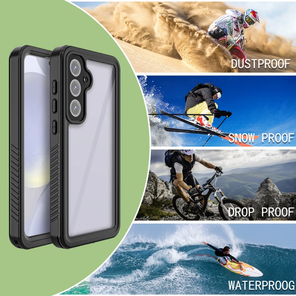 Lens Protection Durable Full Seal Waterproof case for samsung S20 S21 PLUS S22 ULTRA S9 S10 NOTE 20 ULTRA NOTE 10 PLUS COVER