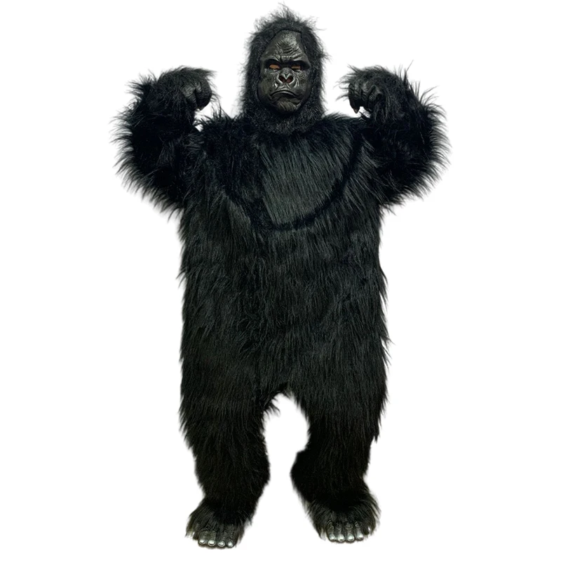Mascot Costume Adult King Kong Gorilla Cosplay Party Advertising Plush Cartoon Doll Clothing