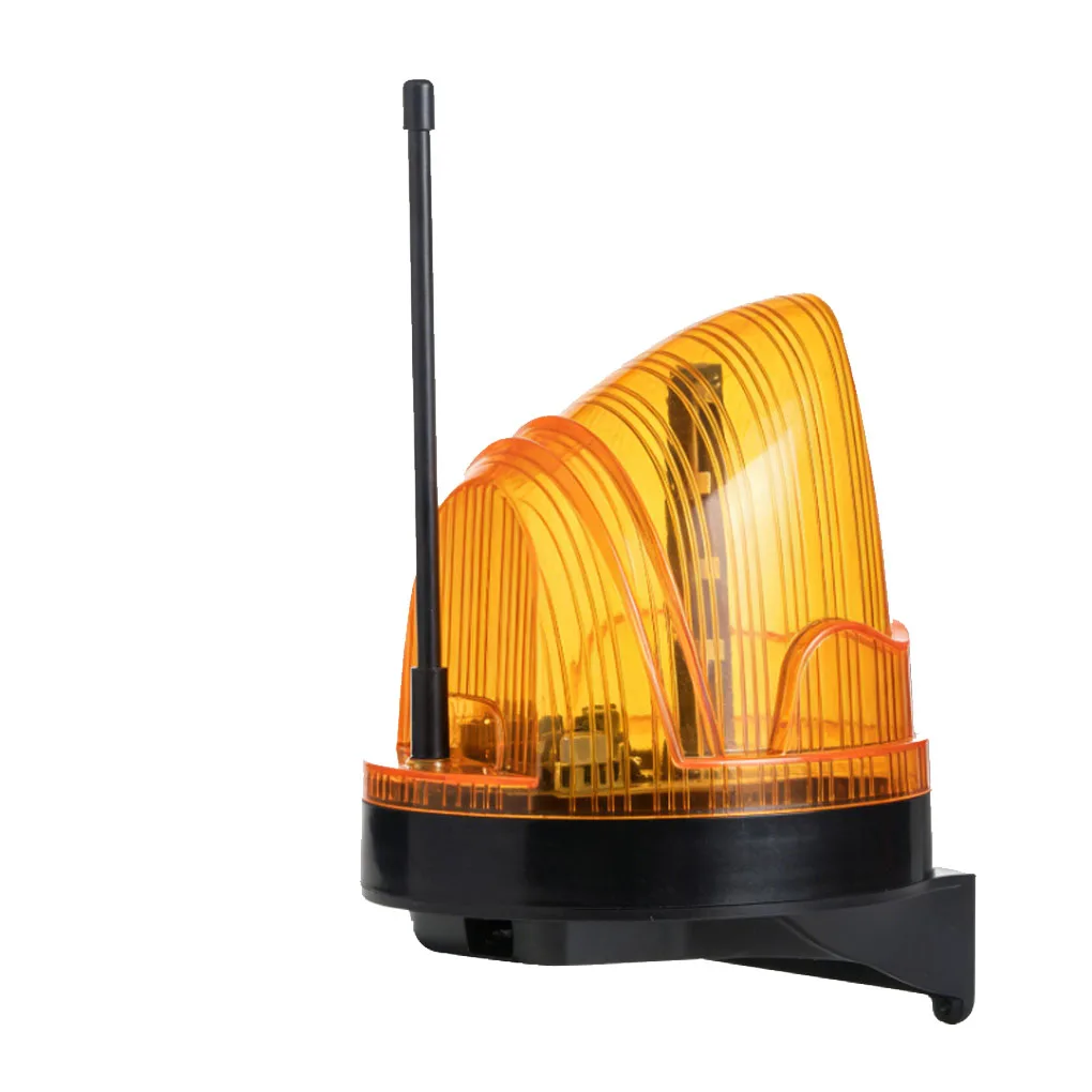 12V 220V LED 스트로브 경고등, 실외 벽걸이형 점멸 비상 경보 램프 (게이트 오프너용)