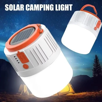 Solar USB Rechargeable Camping LED Light 1