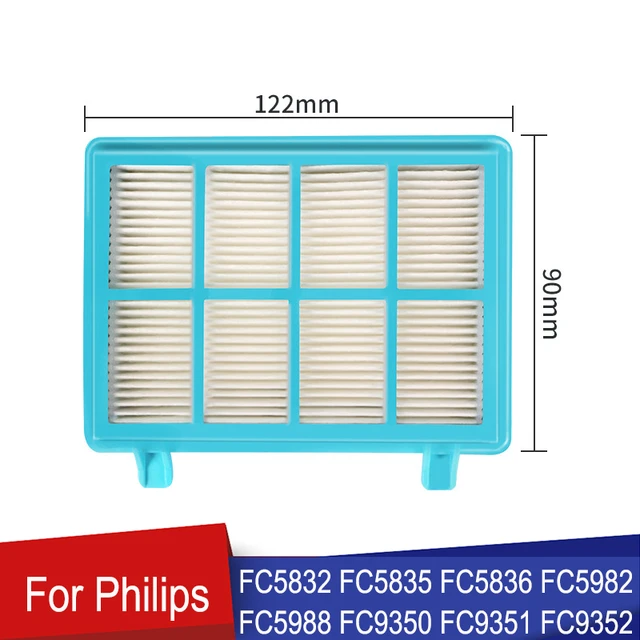 1 Inlet Hepa + 1 Filter For Philips Fc8760 Fc8761 Fc8764 Fc8766 Fc8767 Fc9  Vacuum Cleaner Accessories - Vacuum Cleaner Parts - AliExpress