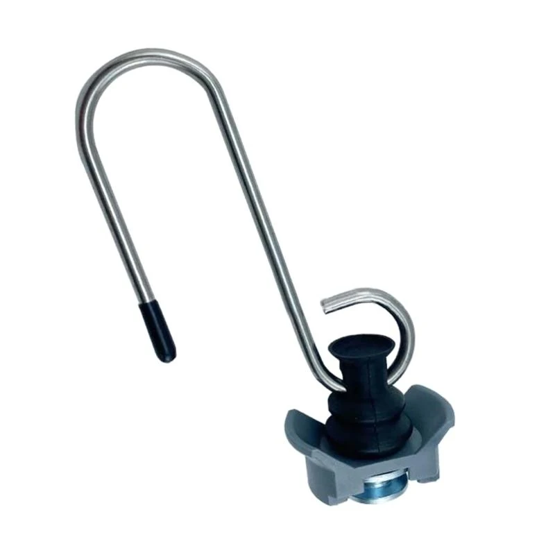 1pc/4pcs Tie Down Anchors Hooks for Airline Rails Easy Installation Securing Cargo Hauling Accessory for Transportation