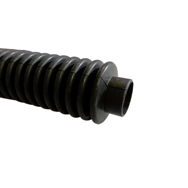 5Pcs OD 40mm Special Over-Wire Hose Dust-Proof Protective Conduit For Automobile Wiring Harness Rubber Black Corrugated Tube