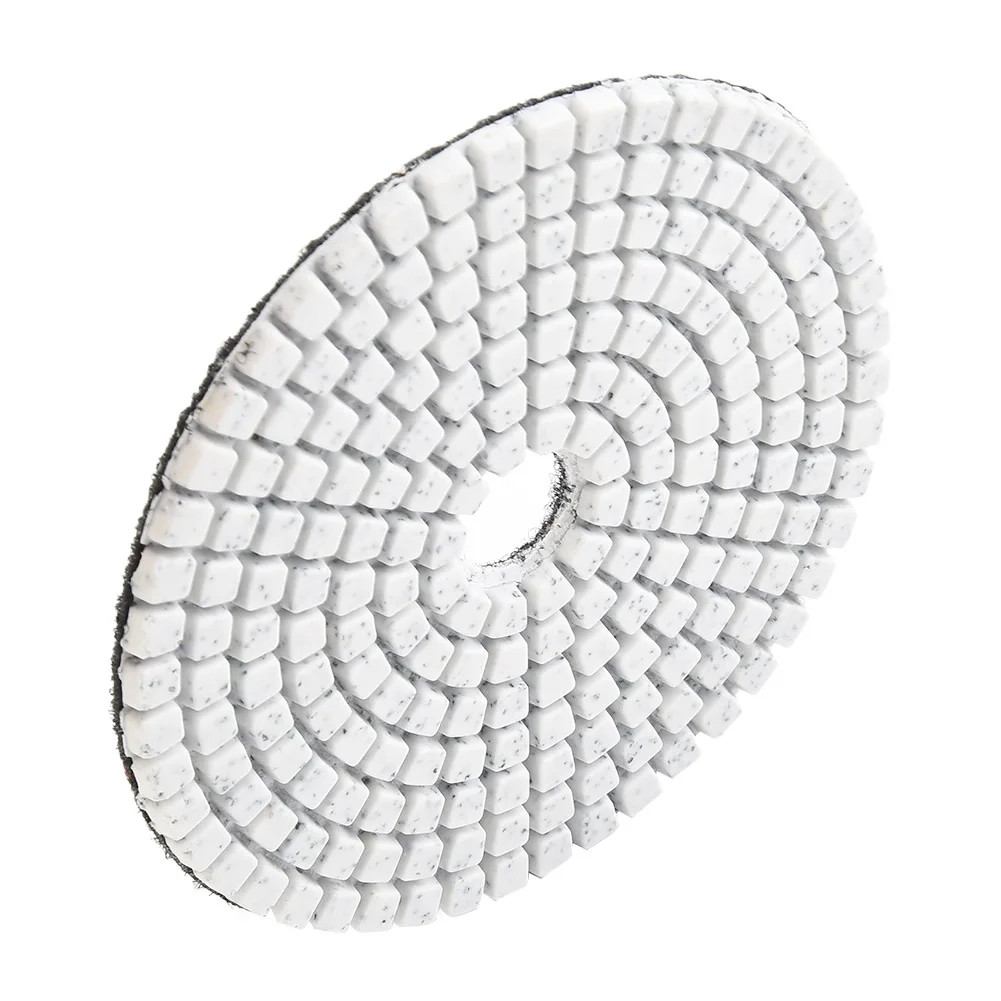 

4 Inch Diamond Polishing Pads Wet Dry Diamond Polishing Mat For Granite Stone Concrete Marble Polishing Use Grinding Discs Set