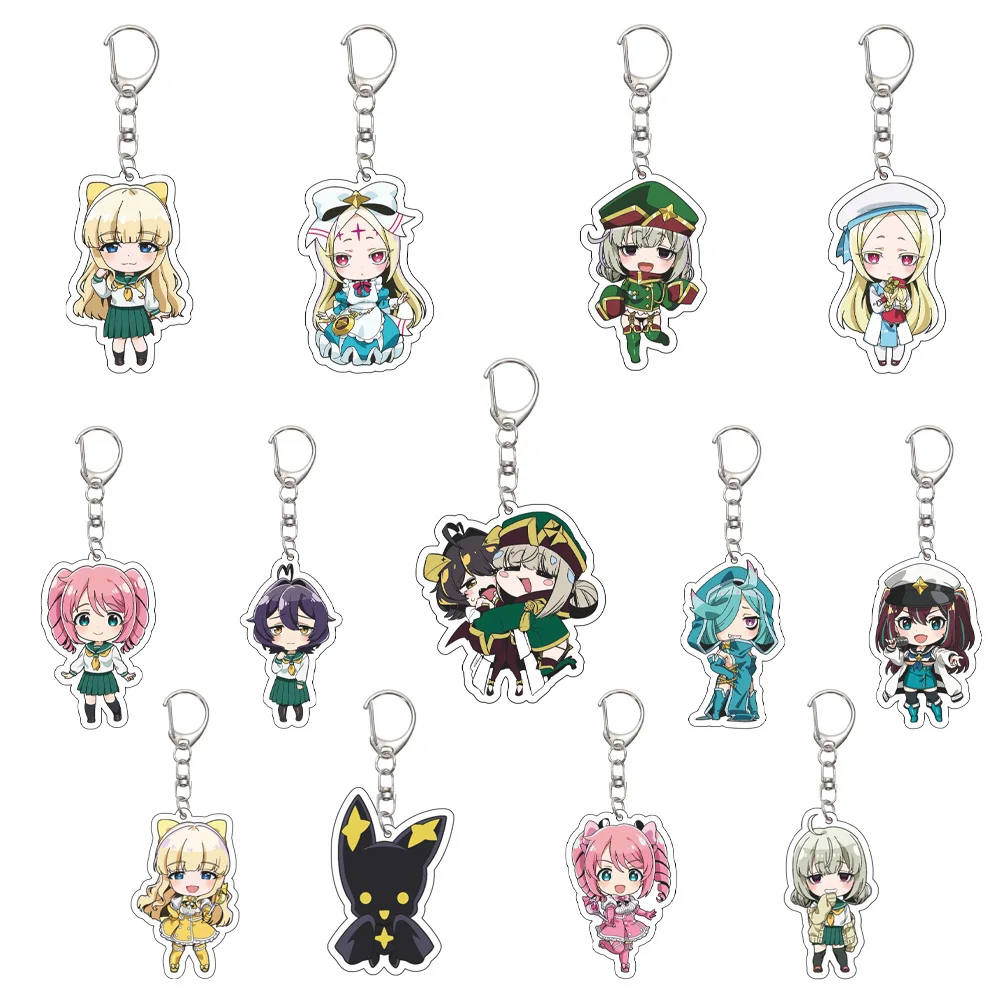 55MM Anime Gushing over Magical Girls Schlüsselanhänger Hiiragi Utena Schlüsselanhänger Acryl Modellplatte Weihnachtsgeschenke