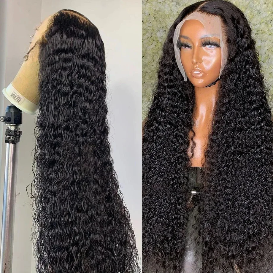 Human Hair Wig hd lace wig 13x6 human hair Curly Wig For Women choice Pre Plucked 30 40 Inch Loose Deep Wave Water wave Frontal Wigs human hair wig