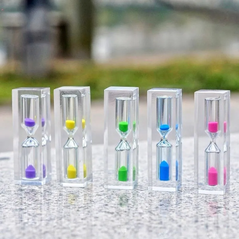 Sand Timer 3 Minutes Transparent Acrylic Hourglass Dental Kids Tooth Brushing Timer Kitchen