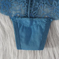 String Sexy en dentelle pour femmes, culotte taille basse, sous-vêtements transparents ajourés, Lingerie élastique, sous-vêtements confortables 5