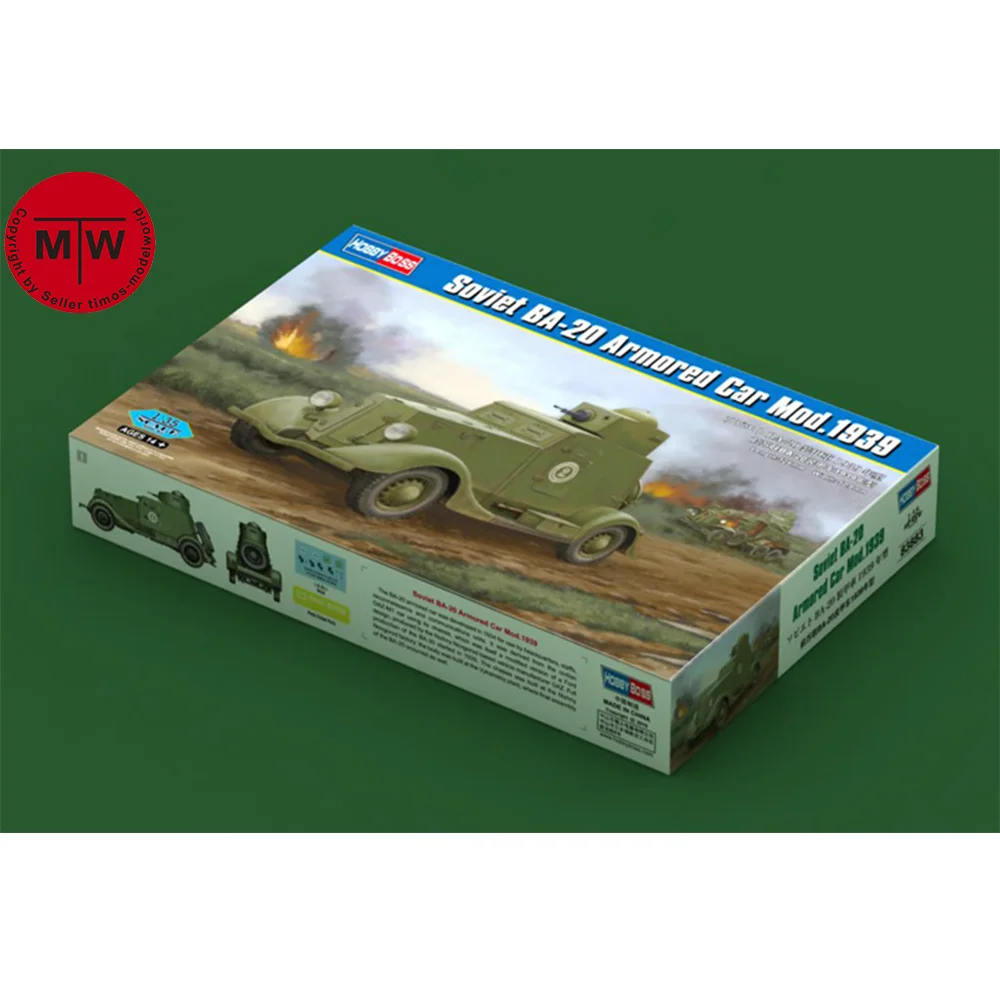 

Модель военной сборки HobbyBoss в масштабе 83883, советский телефон, бронированная машина, модель 1/35, пластиковая сборка, наборы моделей