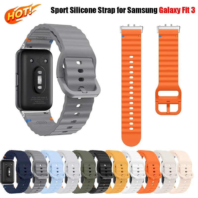 Sport Silicone Strap for Smartwatch - Durable Rubber Bracelet Accessory