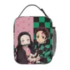 Demon Slayer Anime Nezuko Tanjiro Insulated Lunch Bags High Capacity Meal Container Thermal Bag Lunch Box Tote Office Outdoor 2