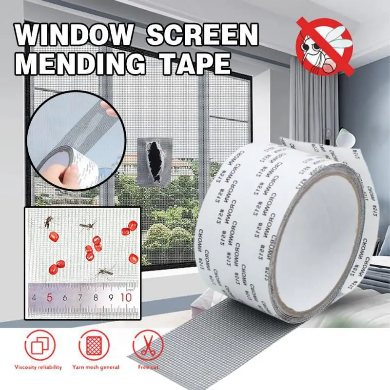 

Window Door Screen Patch Repair Kit Cover Mesh Window Hole Repaire Tape Window Net Anti-mosquito Mesh Sticky Wires Netting Patch