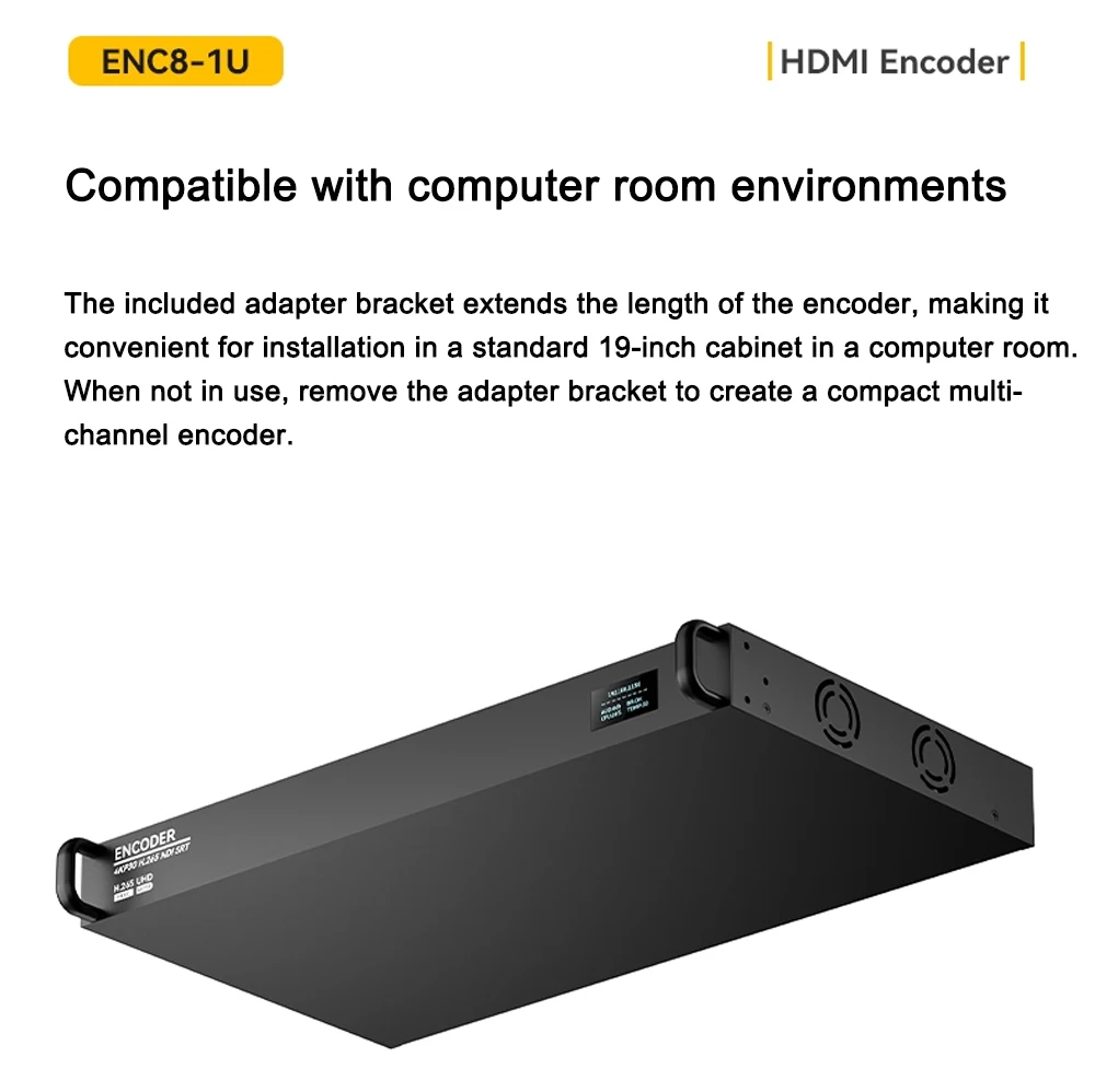 Link Pi ENC8-1U 4K-HDMI Video Codec 8-channel HDMI Encoder 1080P@60fps 4GB DDR4
