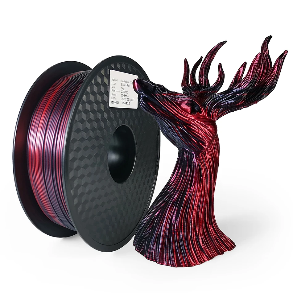 Two-Tone 3d Printer Filament PLA 1.75mm Silk Bicolourable Sublimation 3D  Printing Material Comes in Two Colors Silky Bicolor pla - AliExpress