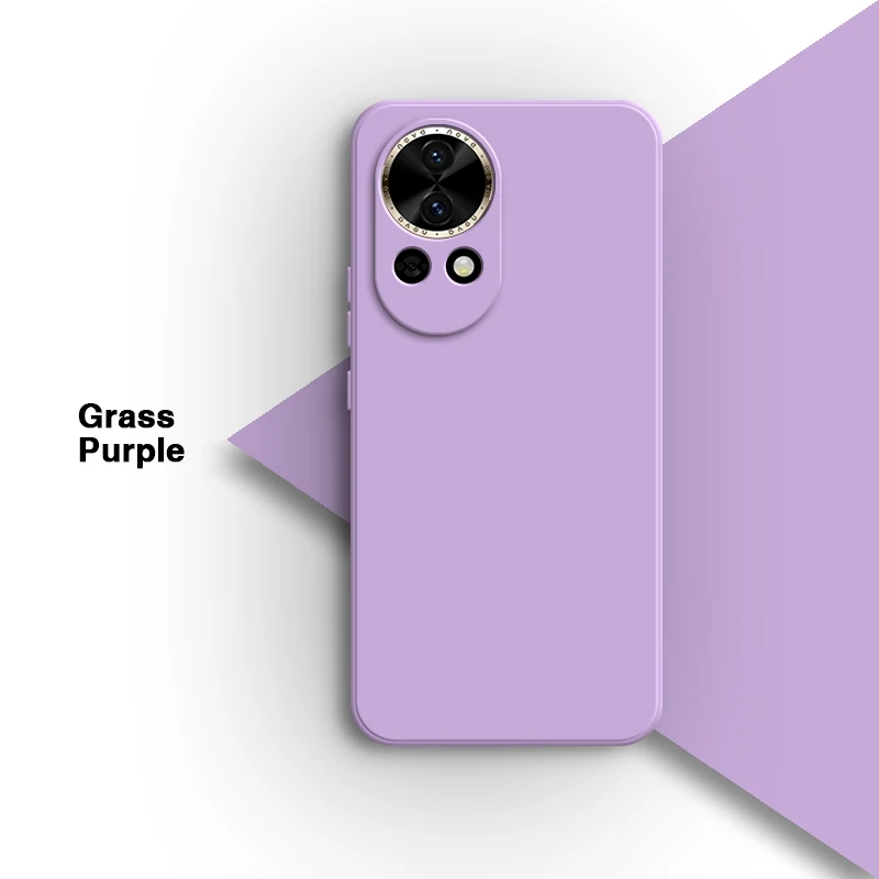 Premium Liquid Silicone Shockproof Phone Case with Camera Protection - Solid Black