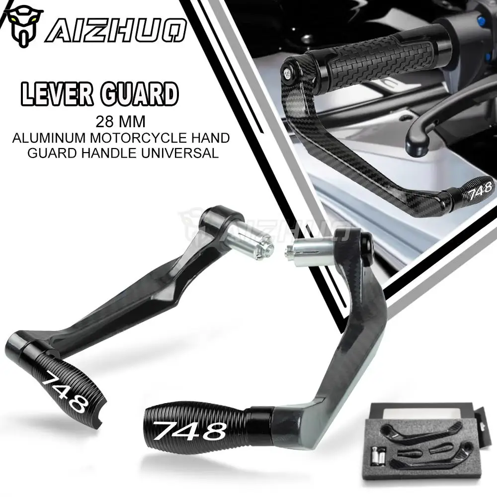 

7/8" 22mm Motorcycle Lever Guard For 748 S R 748S 748R 1999-2003 2002 Universal Handlebar Grips Brake Clutch Levers Protector