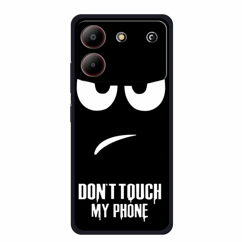 Sleek Black Silicone Soft Back Cover Case