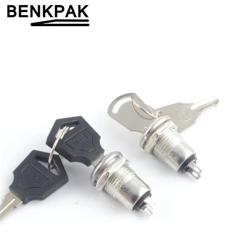 Power Switch Lock Key Self Lock Key Switch Key Lock Switch 2 5