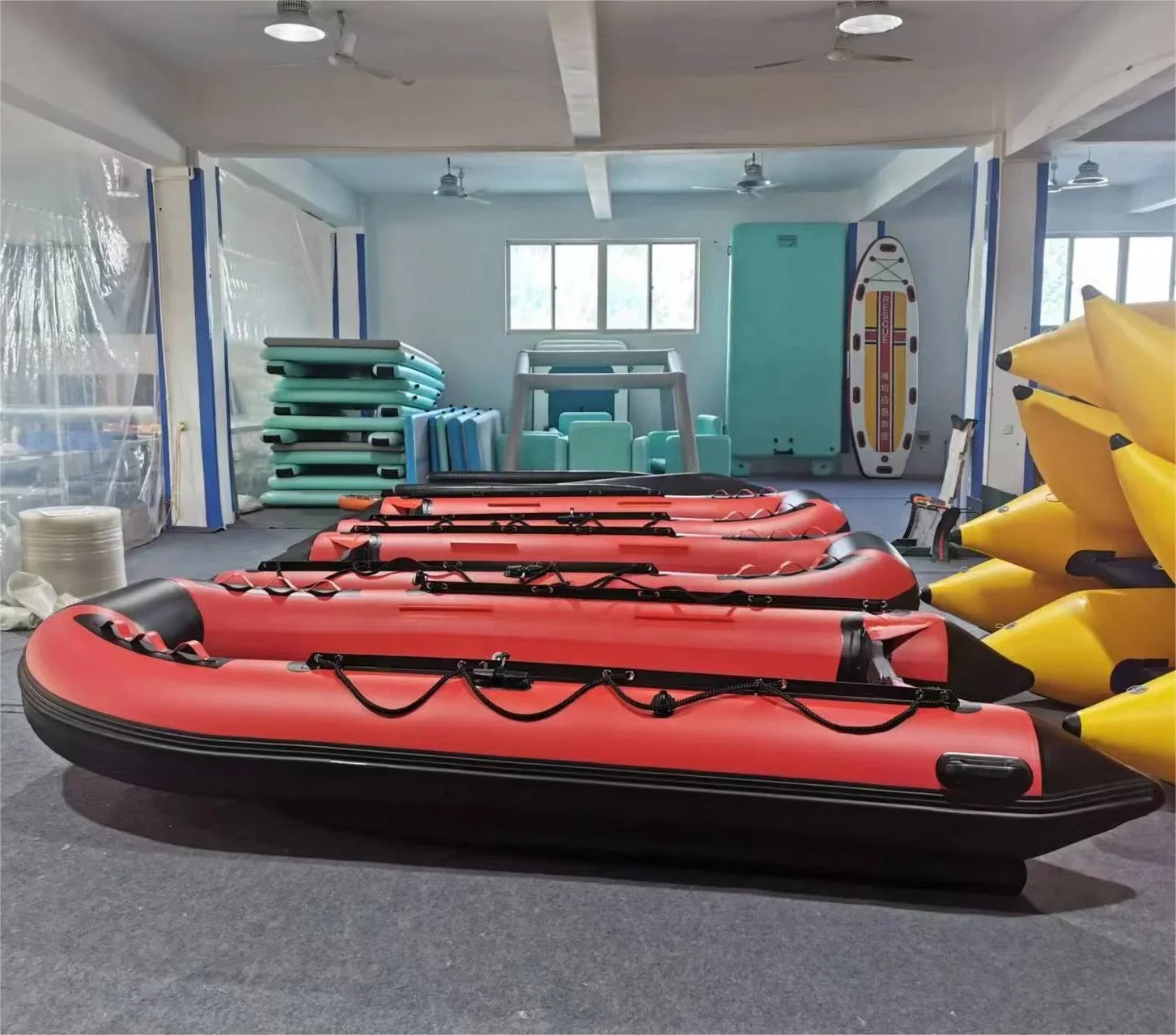 Fashion Design PVC Rowing Boats/Raft/Dinghy 2m 3m 4m Inflatable Fishing Boat could be matched motor