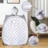 Portable Sauna set one Person Full Body at Home Spa Hat Tent Include 2L Steamer with Remote Control for Detox 5