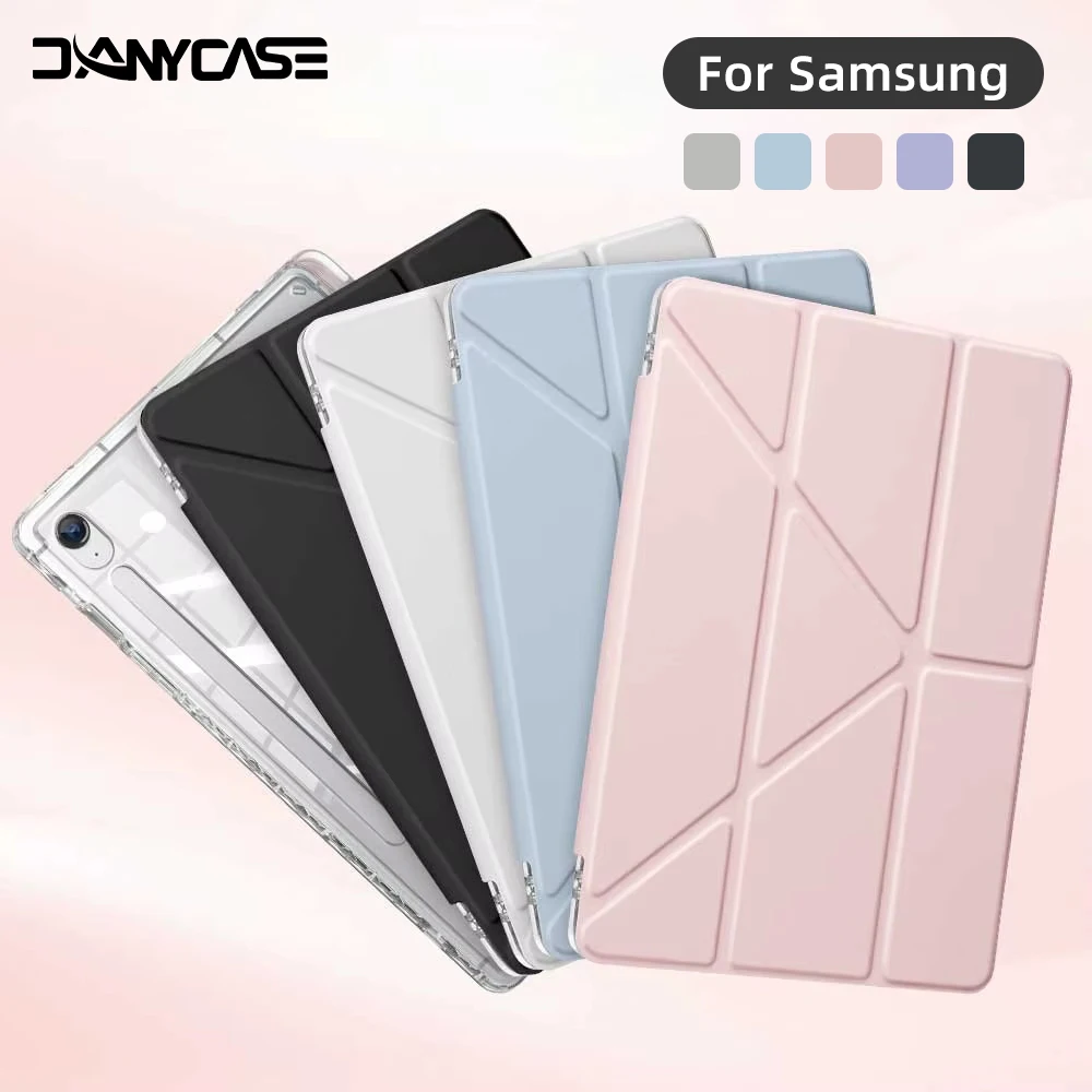 Magnetic Transparent Protective Tablet Case