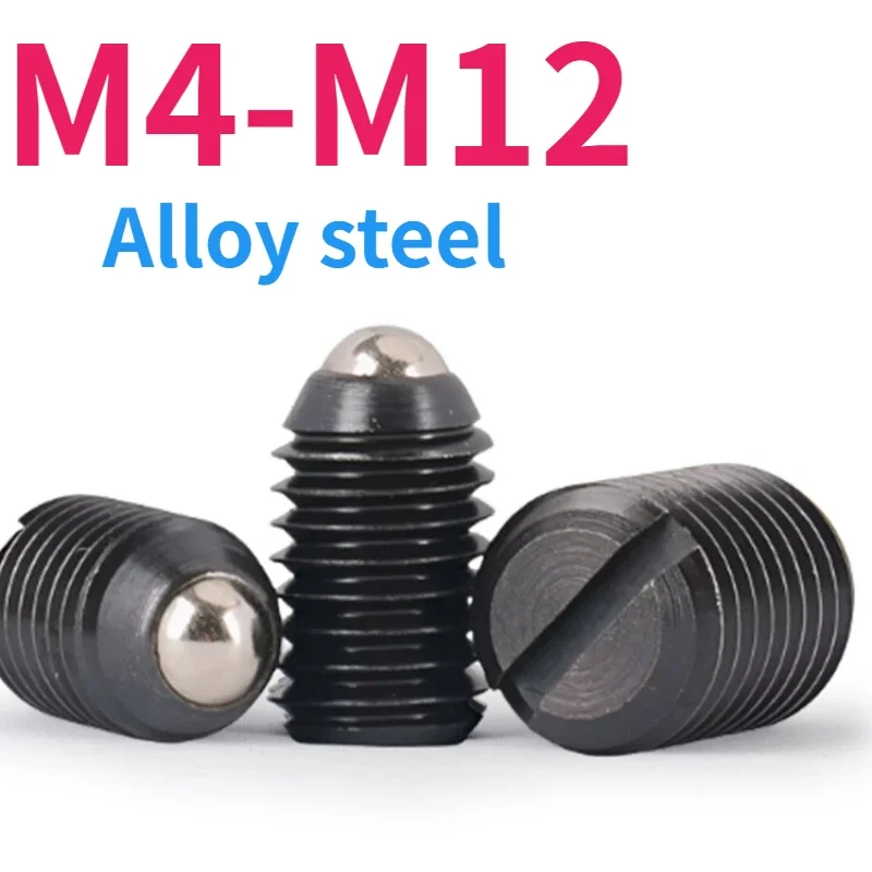 

Grade12.9 высокопрочная легированная сталь, шлицевая пружина, Шариковая головка, цилиндрическая головка, крепежный болт M4 M5, M6-M12, пружинный шариковый поршень, винт