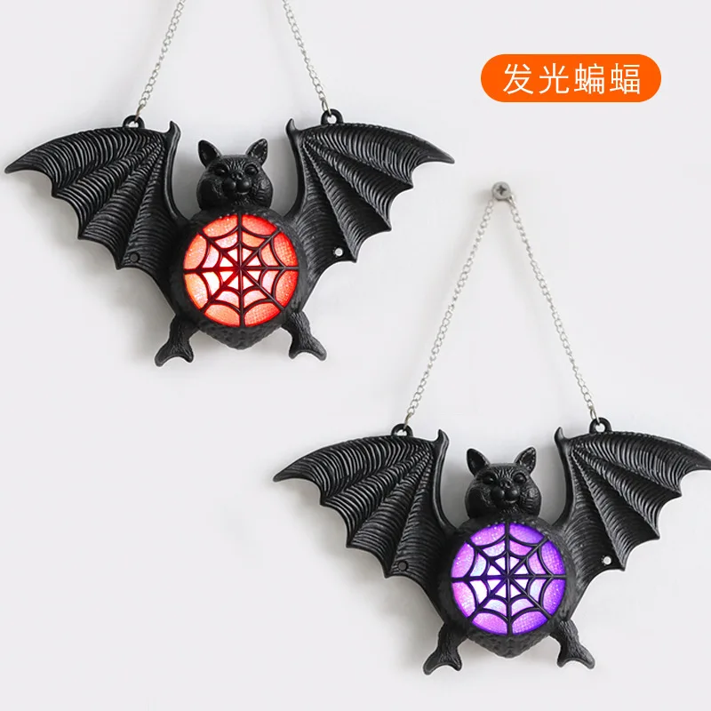 New Colorful Gradual Change Plastic Bat Pendant Hanging Ornaments