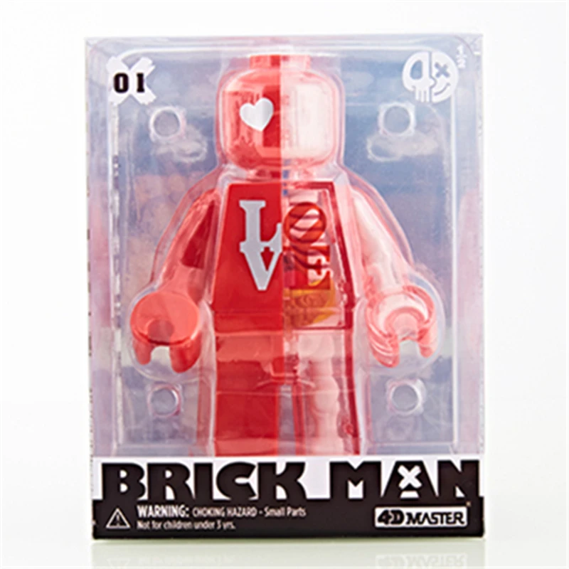 ブリックマン　BRICKMAN Jason freeny Brick Man (Jason Freeny Anatomy Figure - Not Lego) Unbox