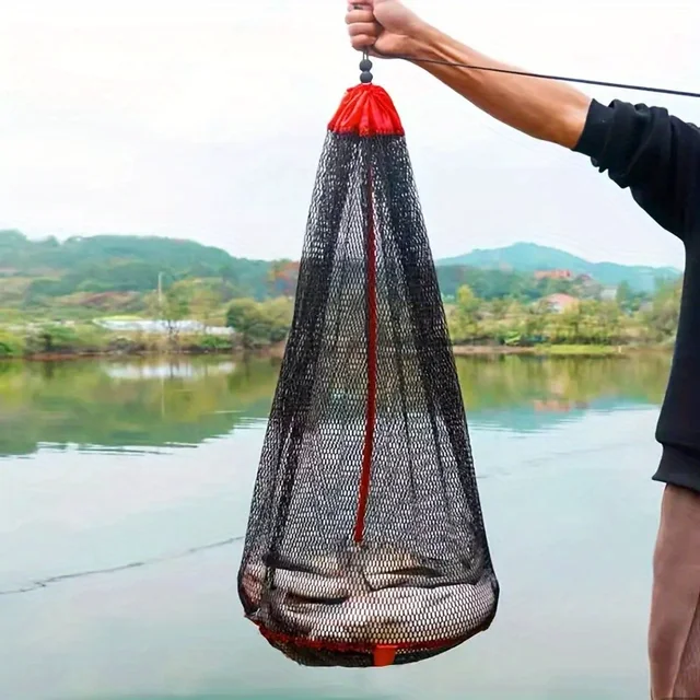 Nylon fishing net bag - Portable fish collection and snorkeling equipment, lightweight mesh fish collection cage Nylon fishing net bag - Portable fish collection and snorkeling equipment, lightweight mesh fish collection cage