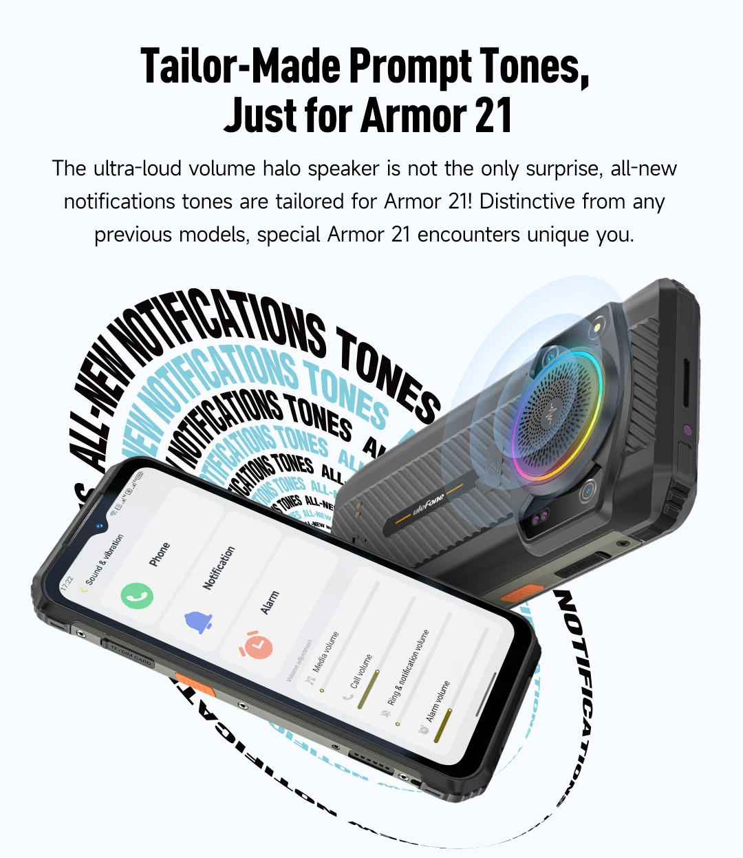 Ulefone Armor 21 16GB RAM 256GB ROM ,Android15 Helio G99 6nm, 64MP Camera,24MP Night Vision Camera ,9600mAh.6.58"120Hz.NFC