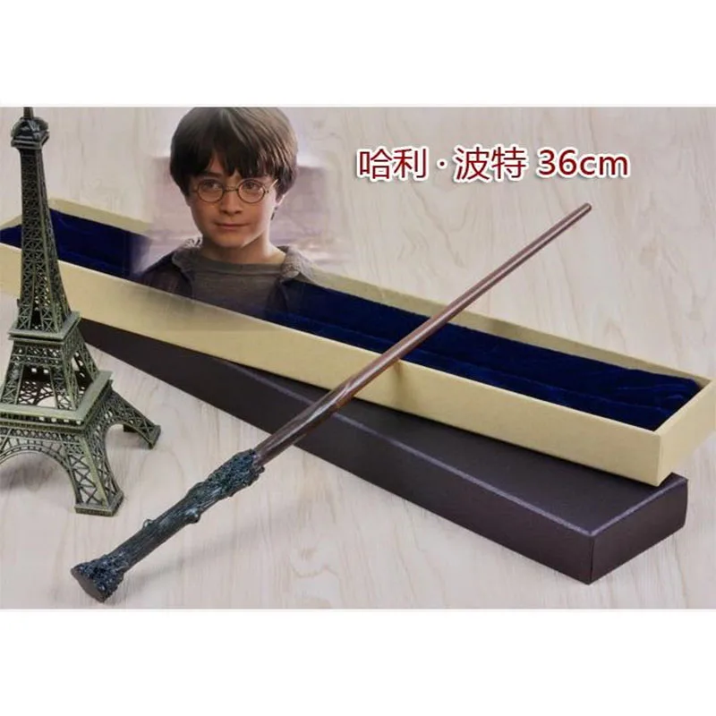 Harri Metal Core Hermione Granger Magic Wand Potter Quality Gift Box Packing Model Toys For Children Birthday Gift