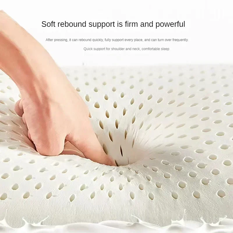 Thailand Natural Latex Pillow Adult Pillow Core Massage Pillow Core Gift Children's Latex  Manufacturer Wholesale 3