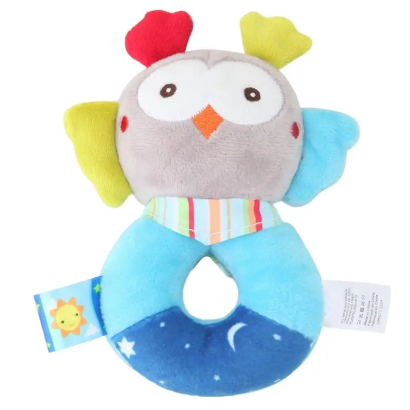 

Baby Rattles 0-6 Months Soft Stuffed Animal Rattle Stuffed Animal Set With Teether Sound Infant Easter Basket Girls Newborn