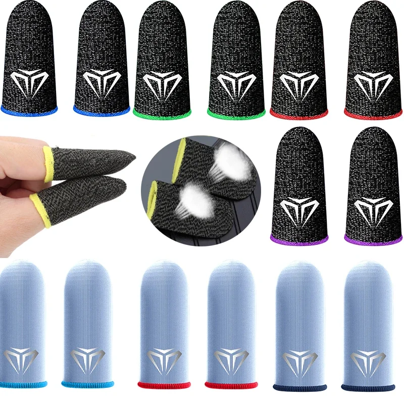 1/2 Pair Kitchen Finger Cover Gaming Finger Sleeve Breathable Fingertips For Mobile Games Touch Screen Cots Cover