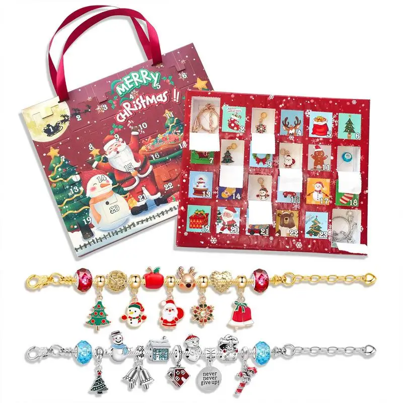ChristmasDIYBraceletsCalendarAdventSurpriseBlindBoxCountdown