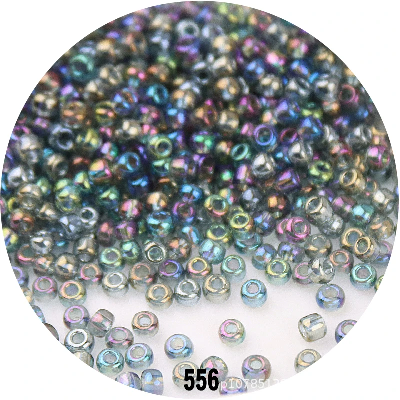 SAVITA 300 Perline Cubo Di Cristallo 6mm – Trasparenti Colore AB Per Creare Gioielli Fai Da Te – In Pratica Custodia Di Plastica