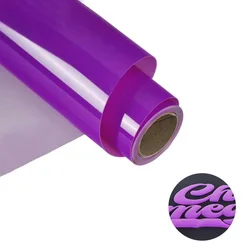 3D Puff Heat Transfer Vinyl - DIY Custom T-Shirt Crafting Pack - 25cmX20cm (Deep purple)
