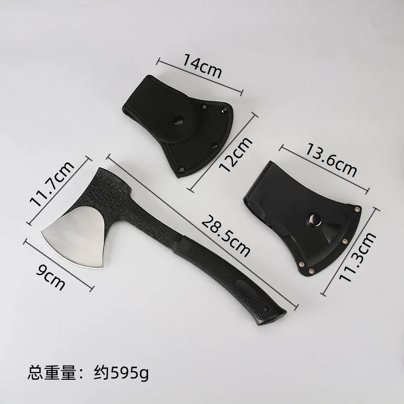 Practical Axe for Outdoor Campsite Axe, High Hardness Fire Fighting Axe, Easy to Carry Chopstick Hammer Axe 5