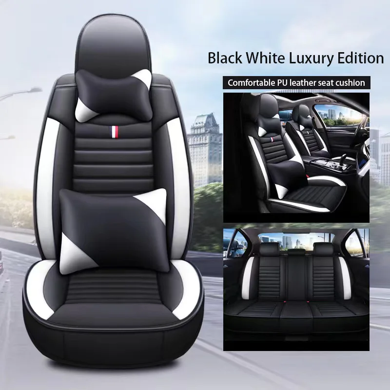 

WZBWZX Leather Car Seat Cover For Lifan All Models 320 X50 720 620 520 X60 820 X80 Car Accessories Car-Styling 5 Seats