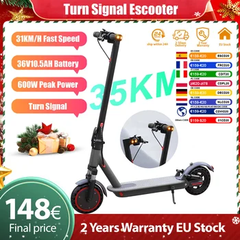 2026 Nuovo AOVOPRO P7 Indicatori di direzione Scooter Elettrico 350W 8.5 Pollici Pneumatico Smart Escooter 31KM/H 36V10.5AH Scooter Elettrico per Adulti